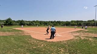 FDU Knights Catcher Dimitra Milonopoulos Double Outlaws vs Defiant