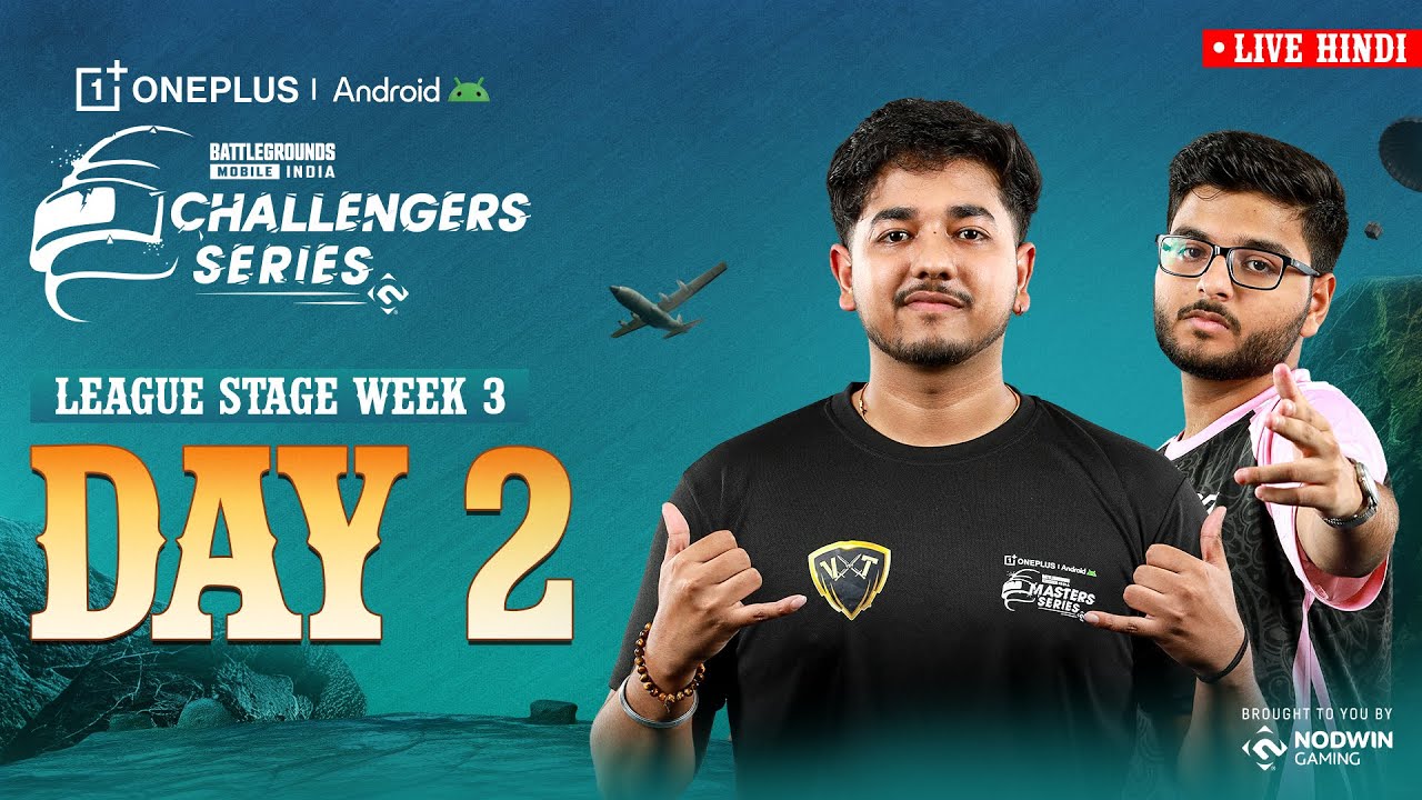 [HINDI] 2025 OnePlus Android BGCS | League Week 3 - Day 2
