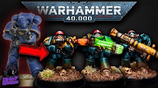 Transforming Space Marines into Squats for Warhammer 40k