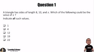 Praxis Core Math Practice Question - Triangle Inequality Theorem