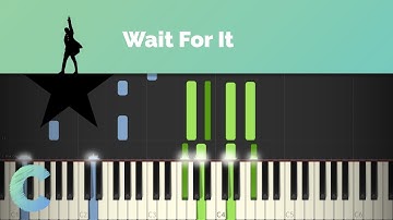 Hamilton - Wait For It Piano Tutorial