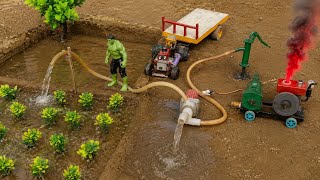 DIY Mini Farming Water Pump Machine | Creative Science Project ||