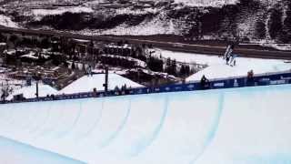 Japanese rider falls hard in Burton US Open half pipe semifinal in Vail, CO 3/6/14