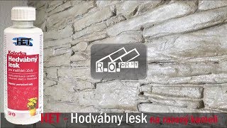 Information HET - hodvábny lesk aj na razený kameň - silk shine effect on stamped stone Guide