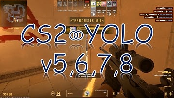 YOLOv5 → YOLOv8 🎥 Side-by-Side 🔢 CS2 Custom Training on 4 Classes (t, ct, t_head, ct_head) 🎯 #cs2