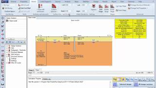 Cantilever Wall Example by the tools of DeepXcav 2011