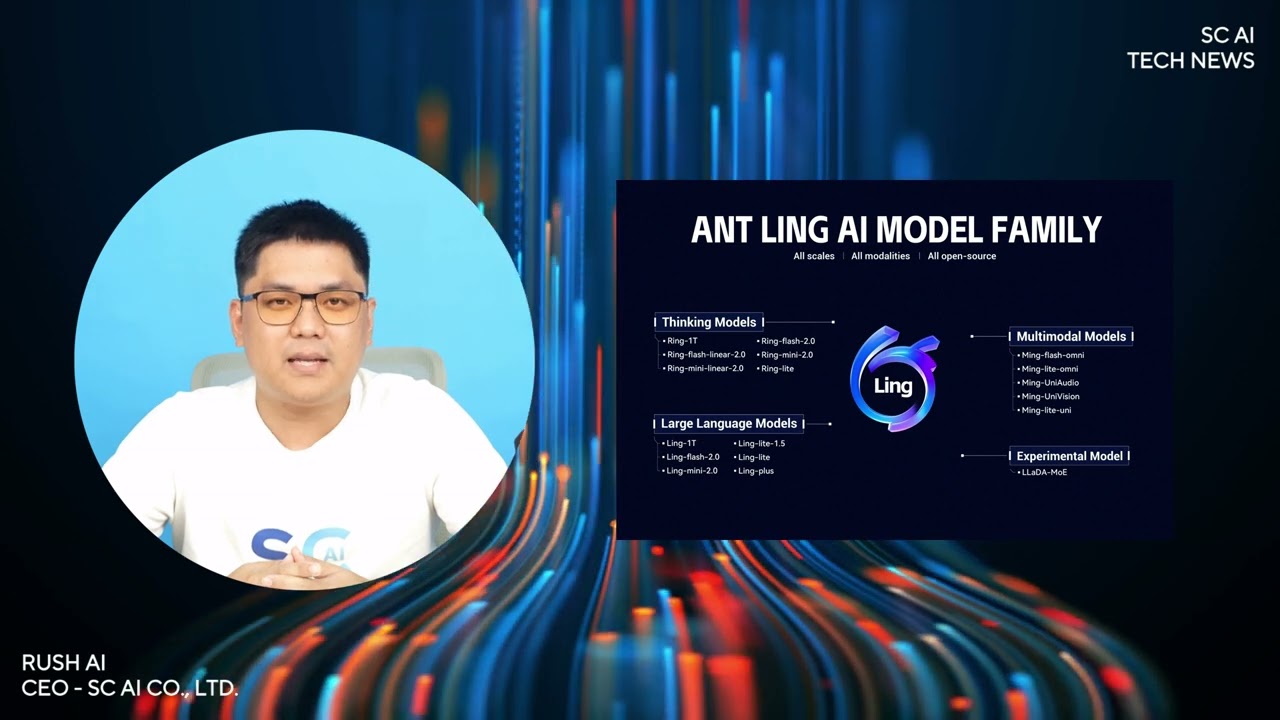 🤖 SC AI TECH NEWS | Ant Group เปิดตัว Ling-1T โมเดล AI ล้านล้านพารามิเตอร์