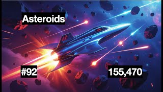 Asteroids Gameplay - 155,470 - #92
