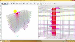 7 Floors Hotel Design - Sap2000 | Part 11
