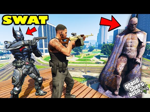 Franklin Biggest Mission As A CHIEF OF SWAT in GTA 5 | SHINCHAN and CHOP