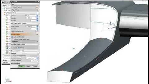 NX CAD - NX 8.5 - Embedded Sculpting and High-Quality Surfacing