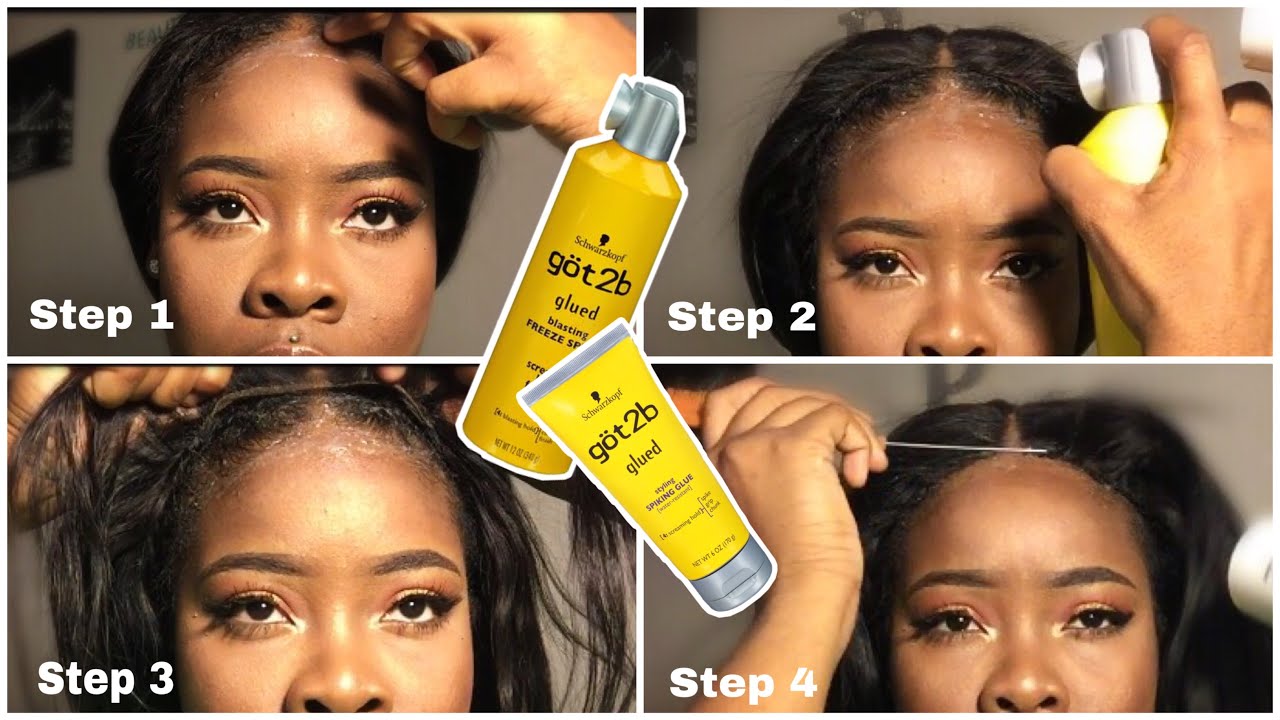 HOW TO LAY LACE CLOSURE |Using Got2b Gel| LAST UP TO A WEEK