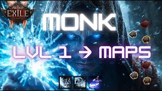 Poe 2 - Monk Leveling build  lvl 1 to Maps - League start 