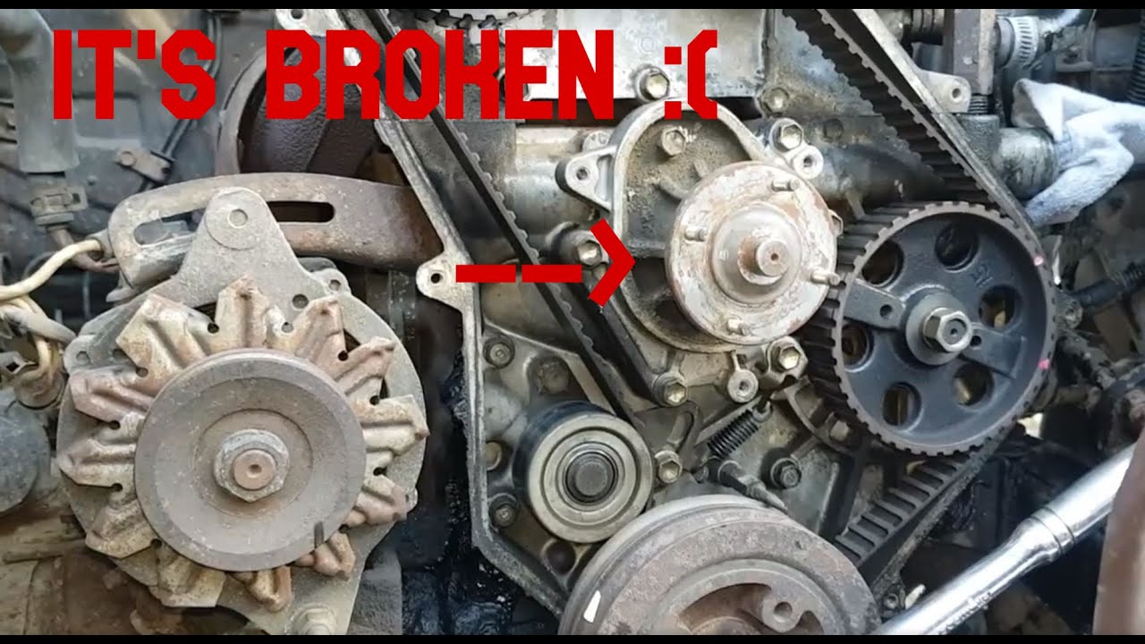 Timing Belt And Water Pump 2.2L Diesel Toyota. - YouTube