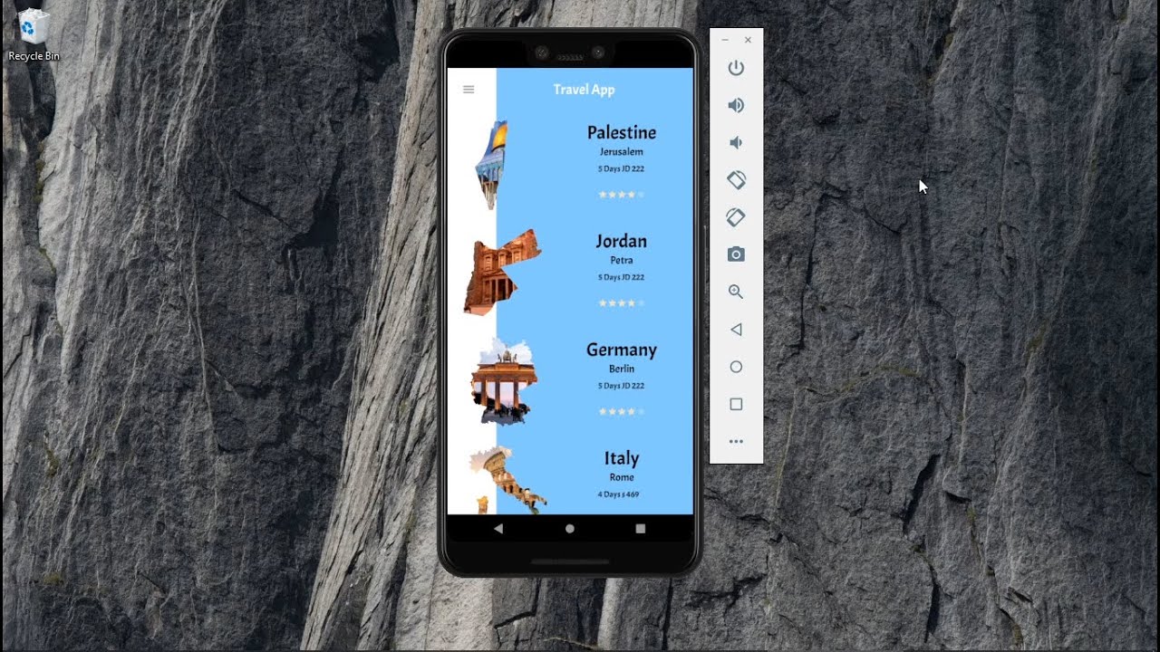 #1 Android Travel App UI Design Intro (in Arabic) || اندرويد مقدمة تصميم تطبيق السفر