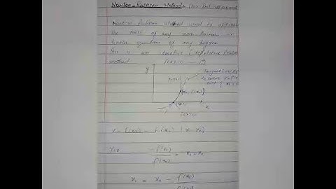 Newton Raphson Method|Solution of System of nonlinear equations|Numerical Analysis|itrative method