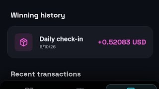 Check in daily for $0.5-$0.9 daily cash out Via the Bee mining App screenshot 2