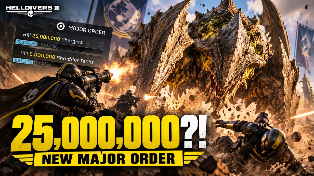 5 MILLION Shredder Tanks?! This Major Order Is INSANE | Helldivers 2