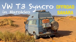 VW T3 Syncro I Vanlife Marokko I Durch die Wüste