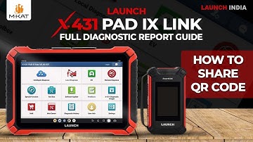 LAUNCH X-431 PAD 9 | Full Diagnostic Report Guide + How to Share via QR Code | MKAT India