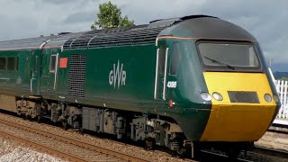 GWR 43186 + 43155 Mini Castle Set HST Passes Dawlish Warren For Plymouth - Saturday 25th July 2020