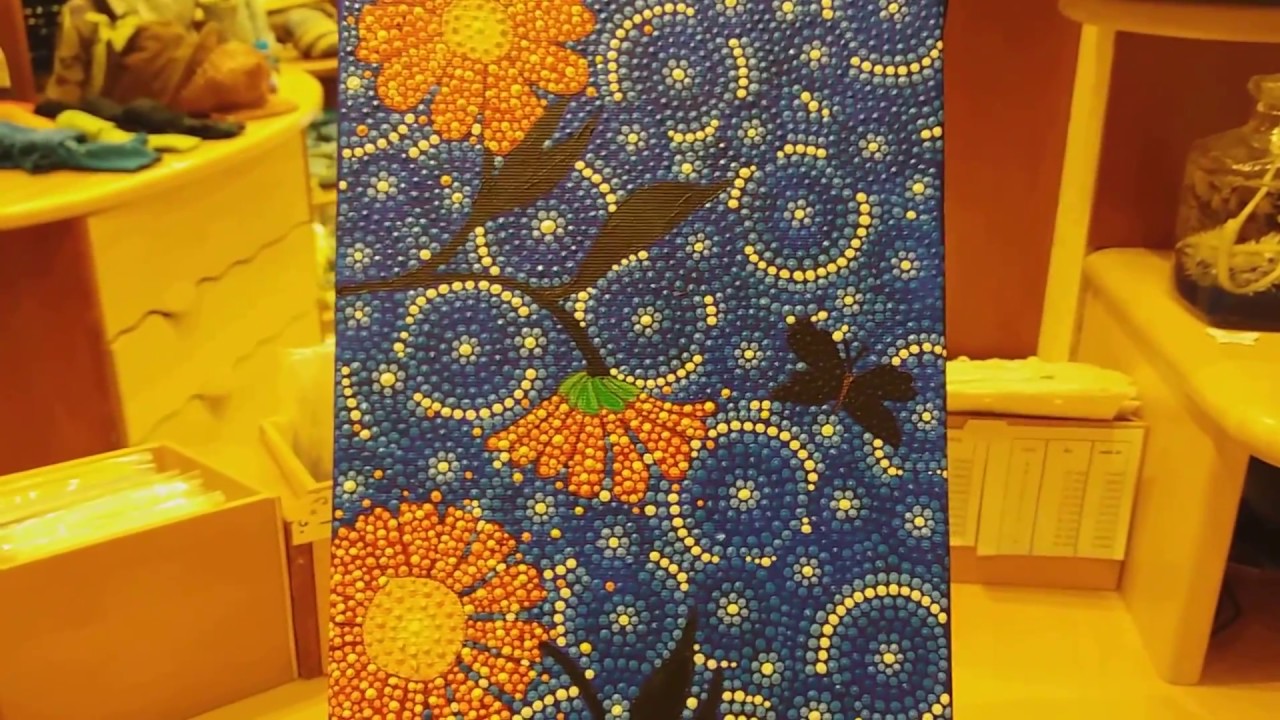 Flowers - Dot Painted Art by Chloé Lights