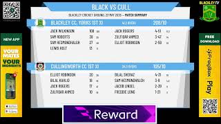 Blackley CC, Yorks 1st XI v Cullingworth CC 1st XI