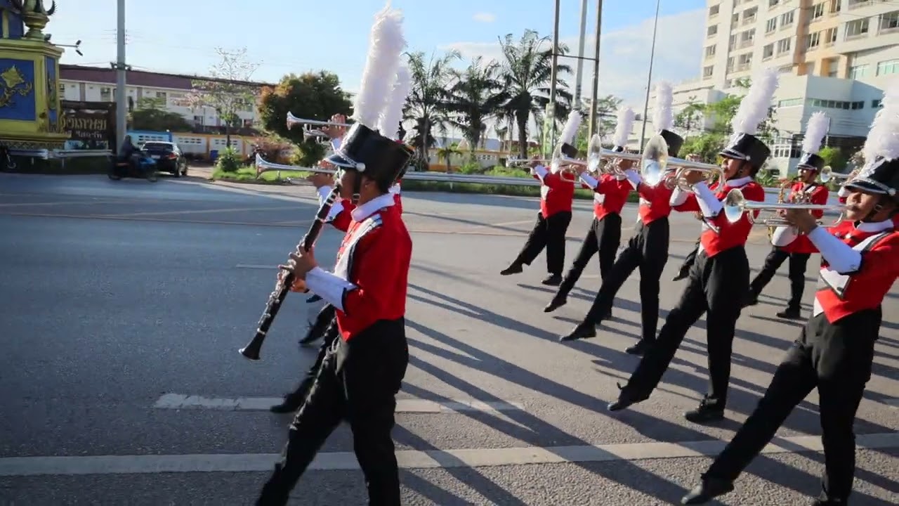 วงโยธวาทิตพิมายวิทยา Parade 2 #นครชัยบุรินทร์