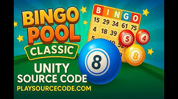 Bingo Pool Classic Bingo Games 🎱 | Unity Source Code | PlaySourceCode.com