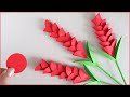 🌹 Paper flowers 🌹 How to make flowers from circles/Origami DIY