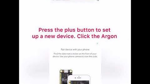 How to connect to the Particle Argon and blink the onboard LED