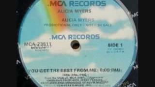 Watch Alicia Myers You Get The Best From Me say Say Say video