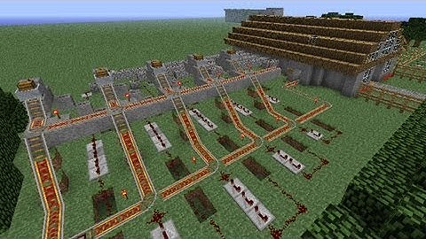 [Minecraft Tutorial] Minecart Storage System