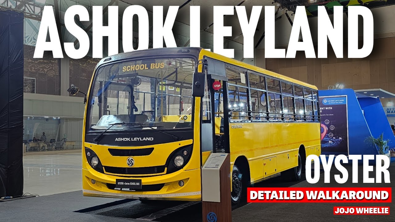 New Ashok Leyland Oyster I Series School Bus Most Detailed Walkaround new-ashok-leyland-oyster-i-series-school-bus-most-detailed-walkaround