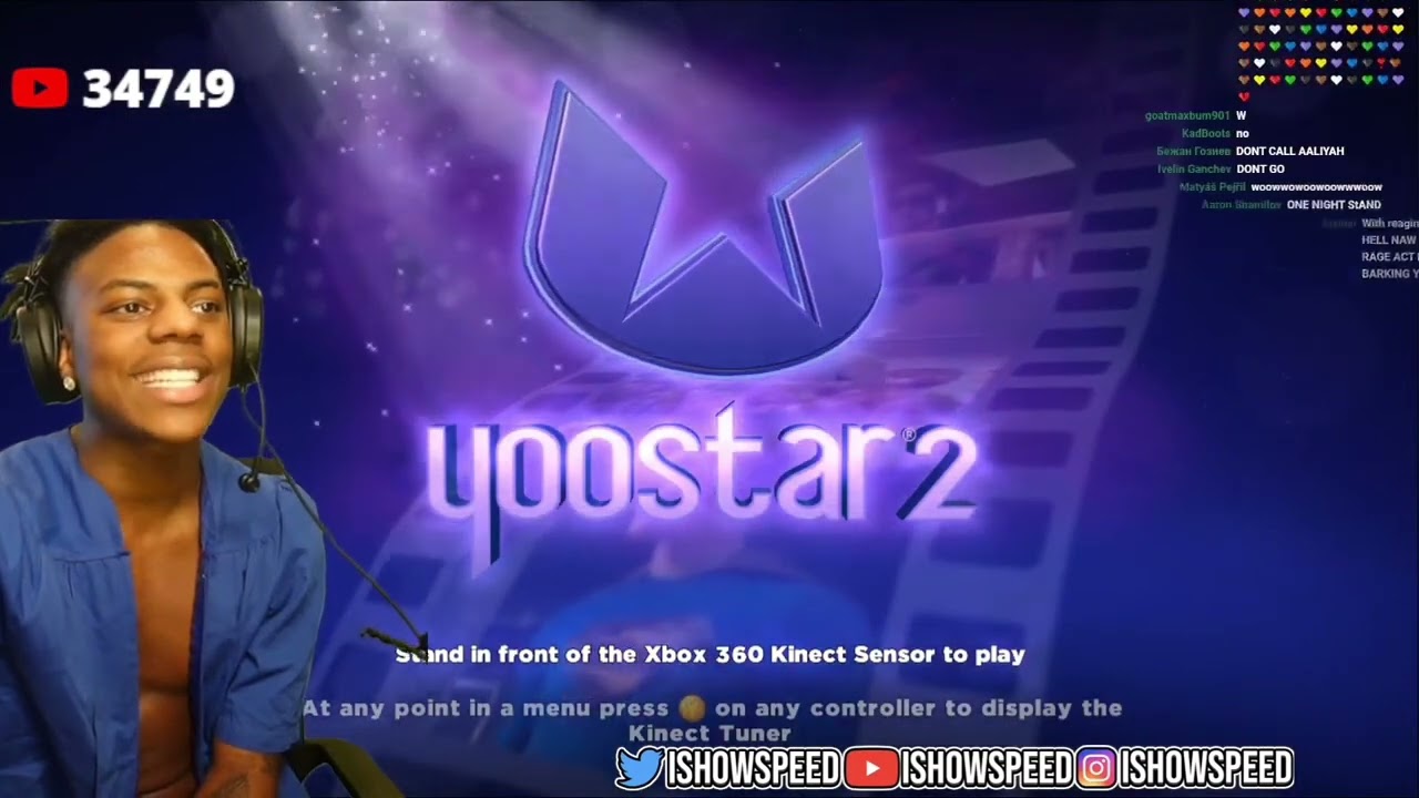 IShowSpeed plays Yoostar 2 Xbox 360 (Full Video)