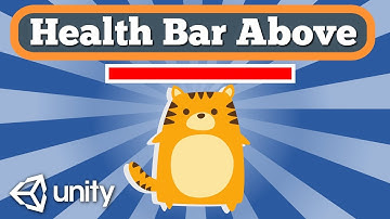 Unity 2D Tutorial About How To Add Health Bar Above A Character In Simple Game.