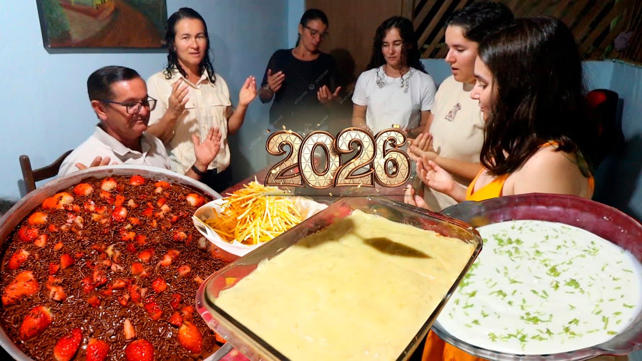 MINHA VIRADA DE ANO COM MINHA FAMÍLIA