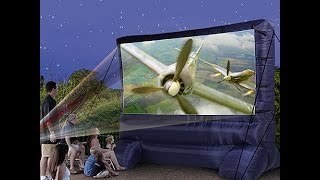 Utah Projectors - Deluxe Outdoor Inflatable Movie Screen Setup