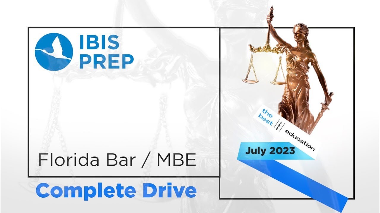 Ibis Prep Florida Bar / MBE Complete Drive July 2023 - YouTube