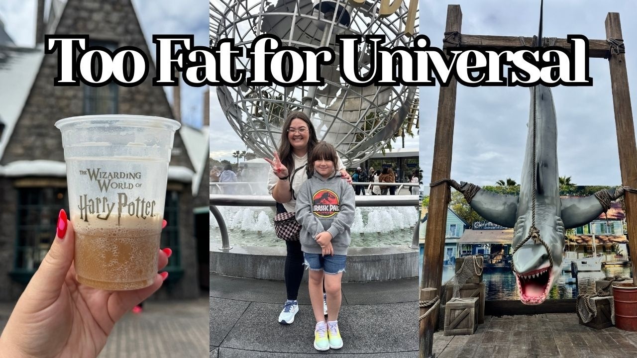 Universal Studios Hollywood (and I CANT fit on the rides)
