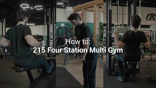 HOW TO USE GYM MACHINES: Four Station Multi Gym
