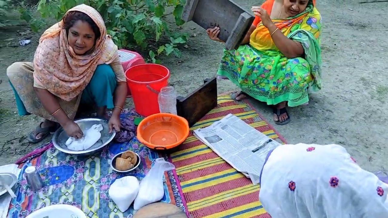 আজকে হাতে কাটা সেমাই রান্না করলাম | Village Life of Afroza | 