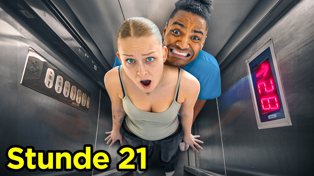 24h Eingesperrt im Aufzug! 💀 (ft. Theresa)