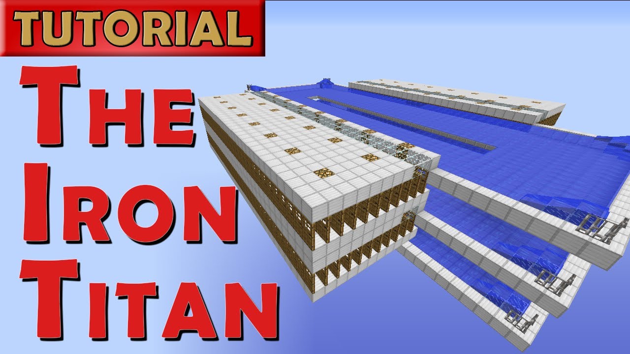 The Iron Titan Minecraft Iron Golem Farm 2600 Iron Hr Works In 1 13 Youtube