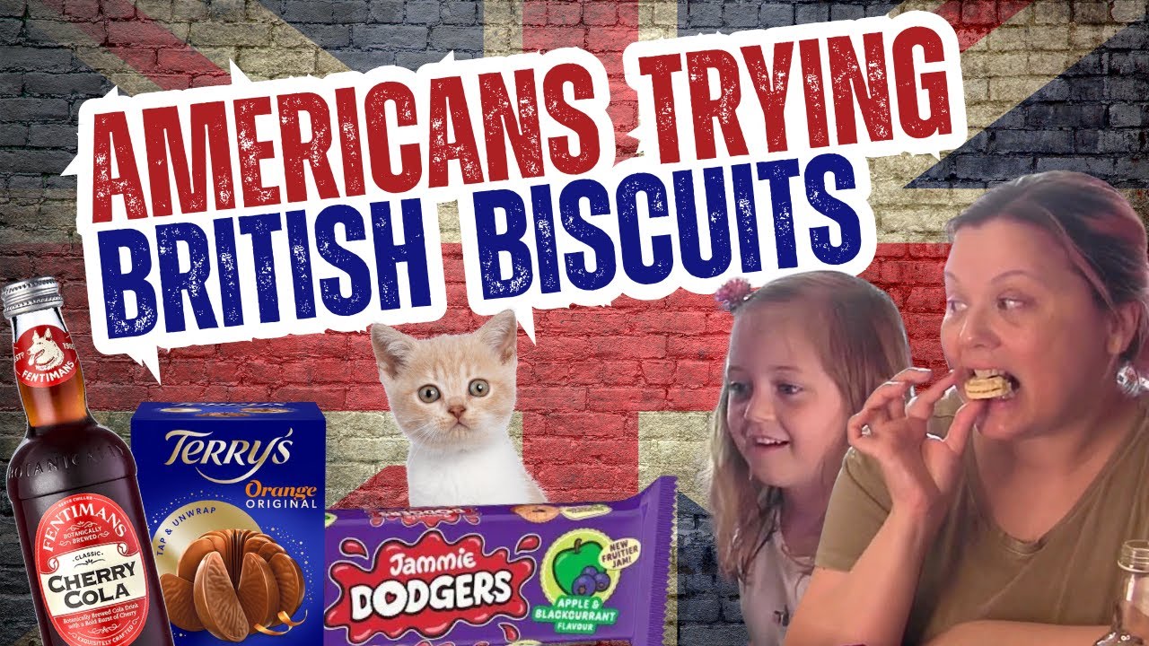 Americans Trying British Biscuits and Terry's Orange For The First Time!