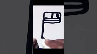 Kashmir Day Flag Drawing