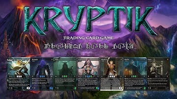 Kryptik Trading Card Game YouTube Intro!
