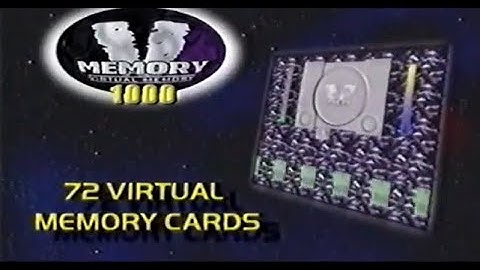 VMem - Virtual Memory Card 1000 (publicité PlayStation) - 1999