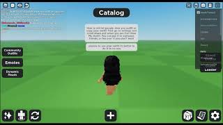 How to not let people view your outfit and copy your Outfit in Catalog Avatar Creator screenshot 5