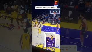 BRONNY JAMES IS IMPROVING 👀📈 #shorts #nba #bronnyjames #lakers #nbanews
